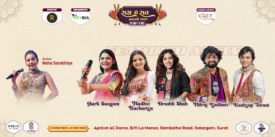 Get Ready to Dance — Custom Banner & Hoardings for Ras Ki Raat Event