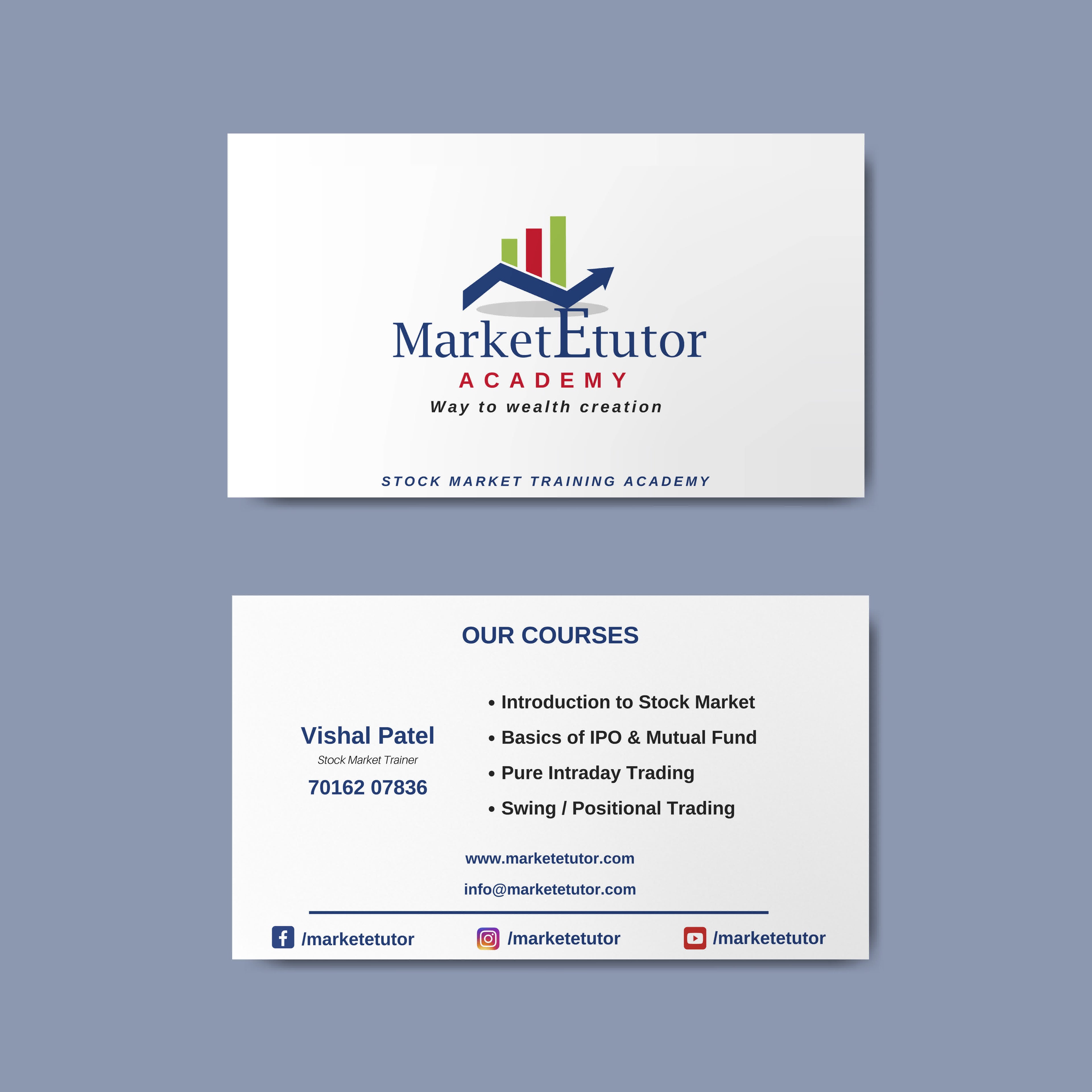 Knowledge & Identity — Custom Visiting Cards for Education