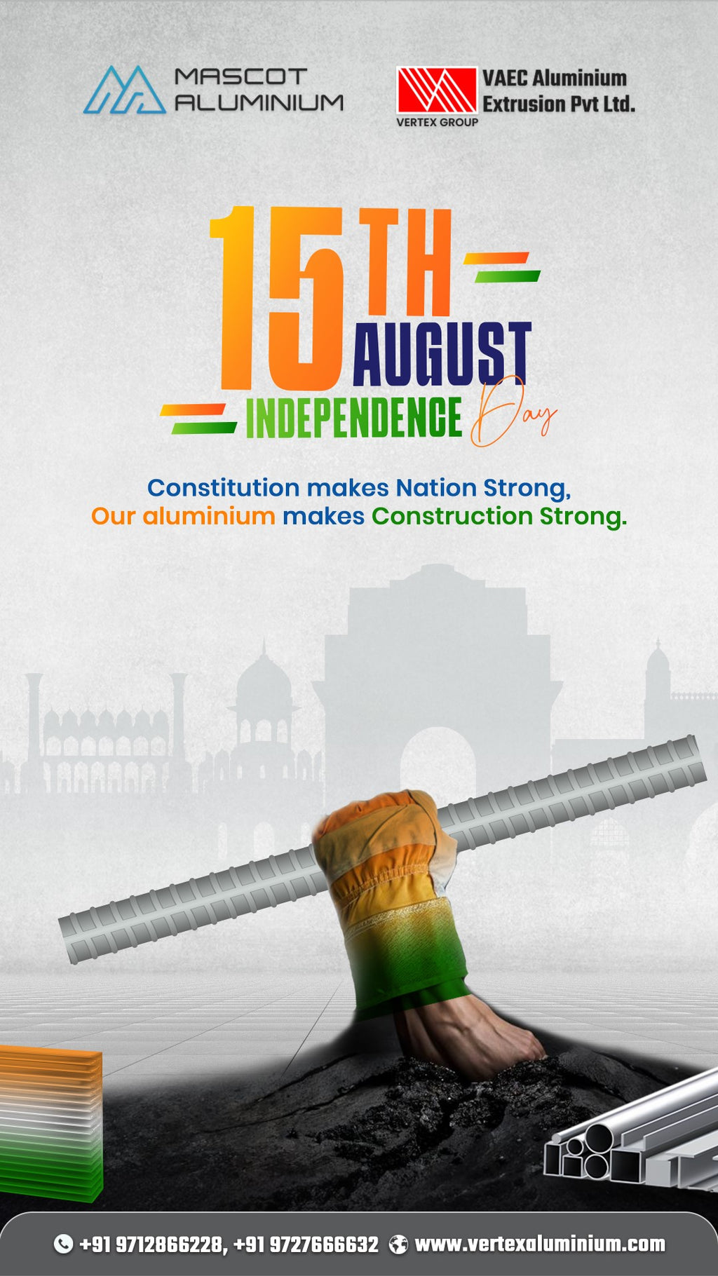 Aluminum shop Festival Post — Celebrating Strength Shine This Season (Diwali • Makar Sankranti • New Year)