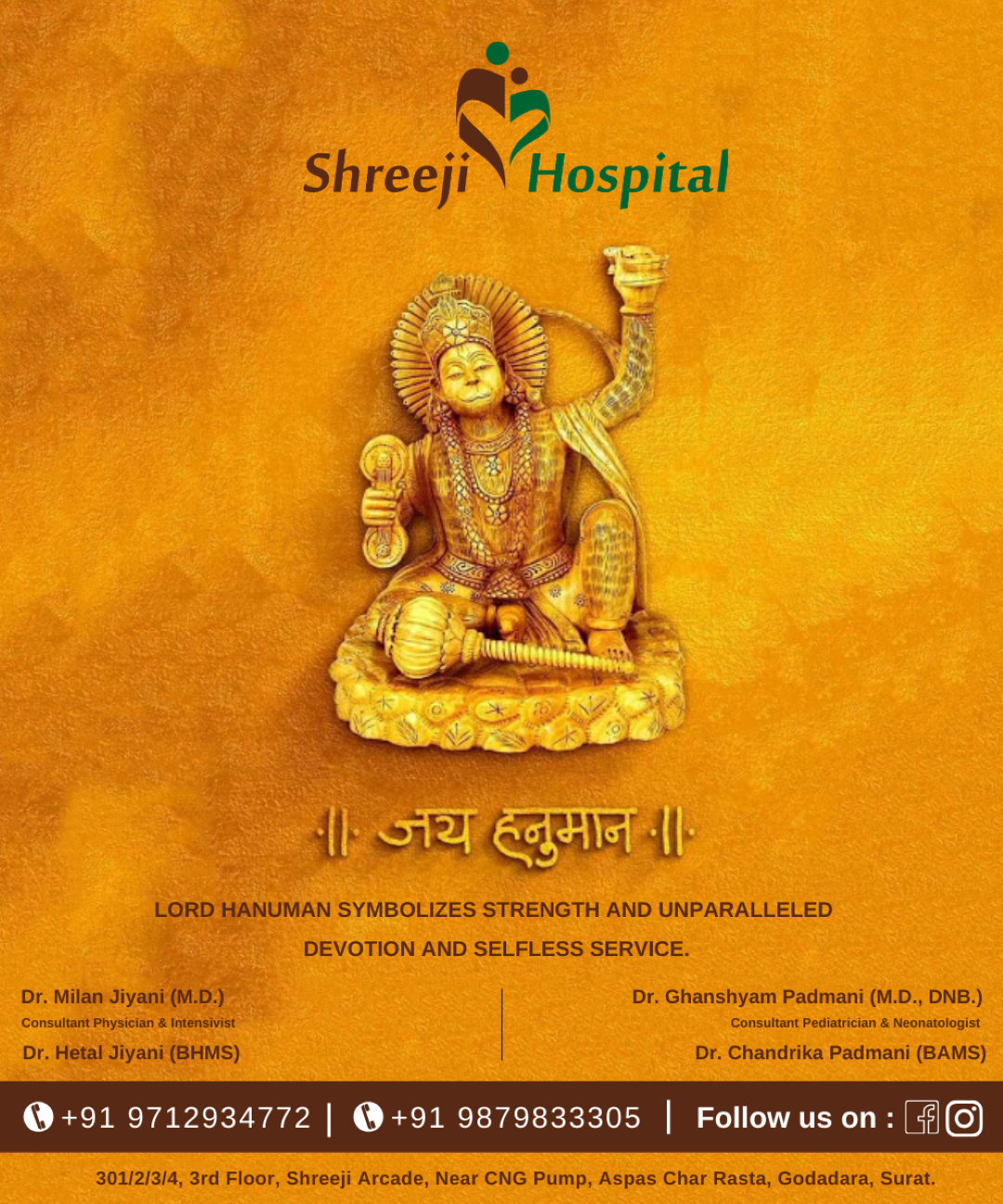 Festive Healthcare Post — Caring for You This Season (Diwali • Navratri • New Year more)