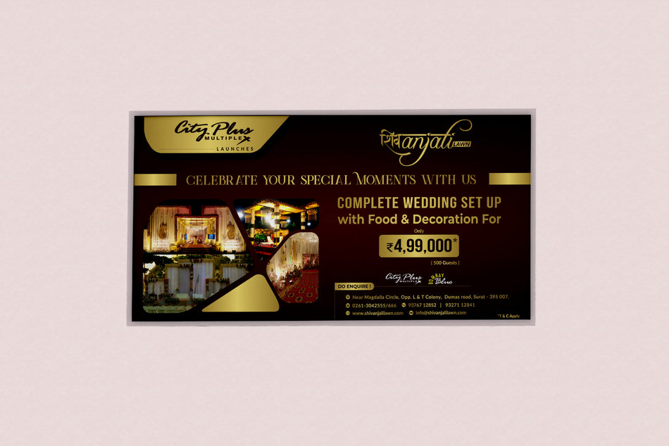 Celebrate in Style - Custom Banner & Hoardings for Party Plots