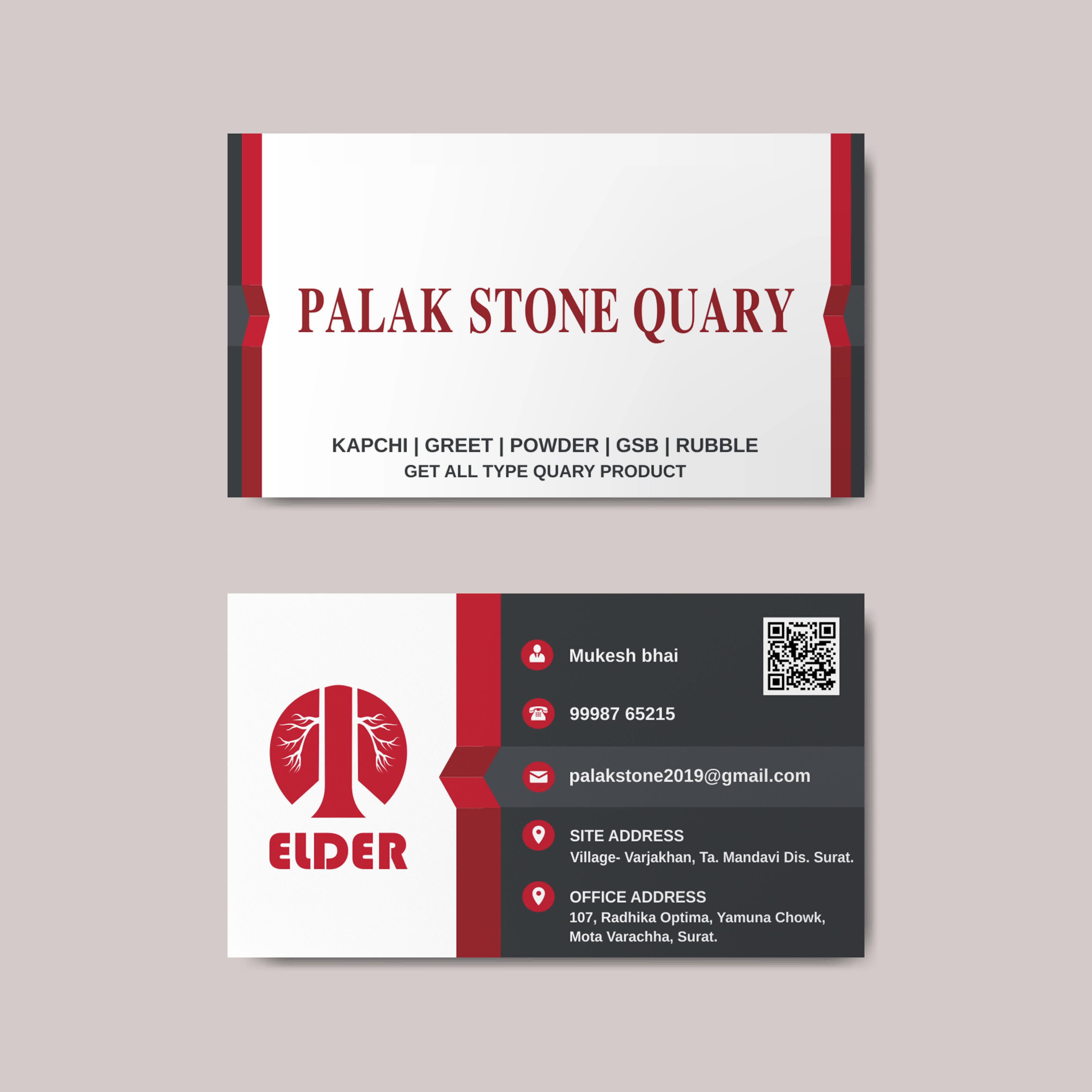 Strong Roots — Custom Visiting Cards for Foundation & Construction Services