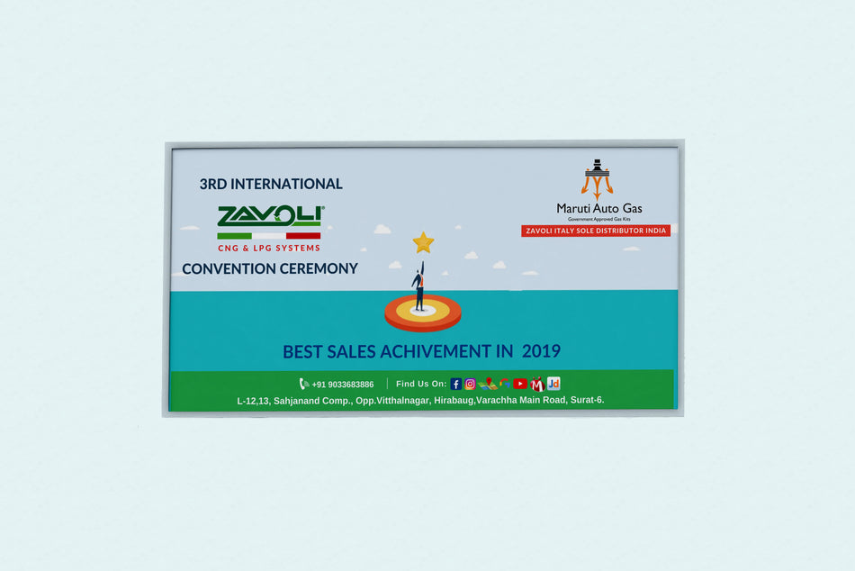 Drive Awareness — Custom Banner & Hoardings for Auto Gas Stations