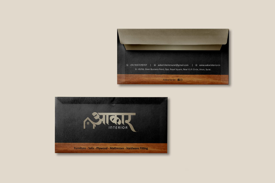 First Impressions Matter — Custom Envelope Designs for Interior Brands