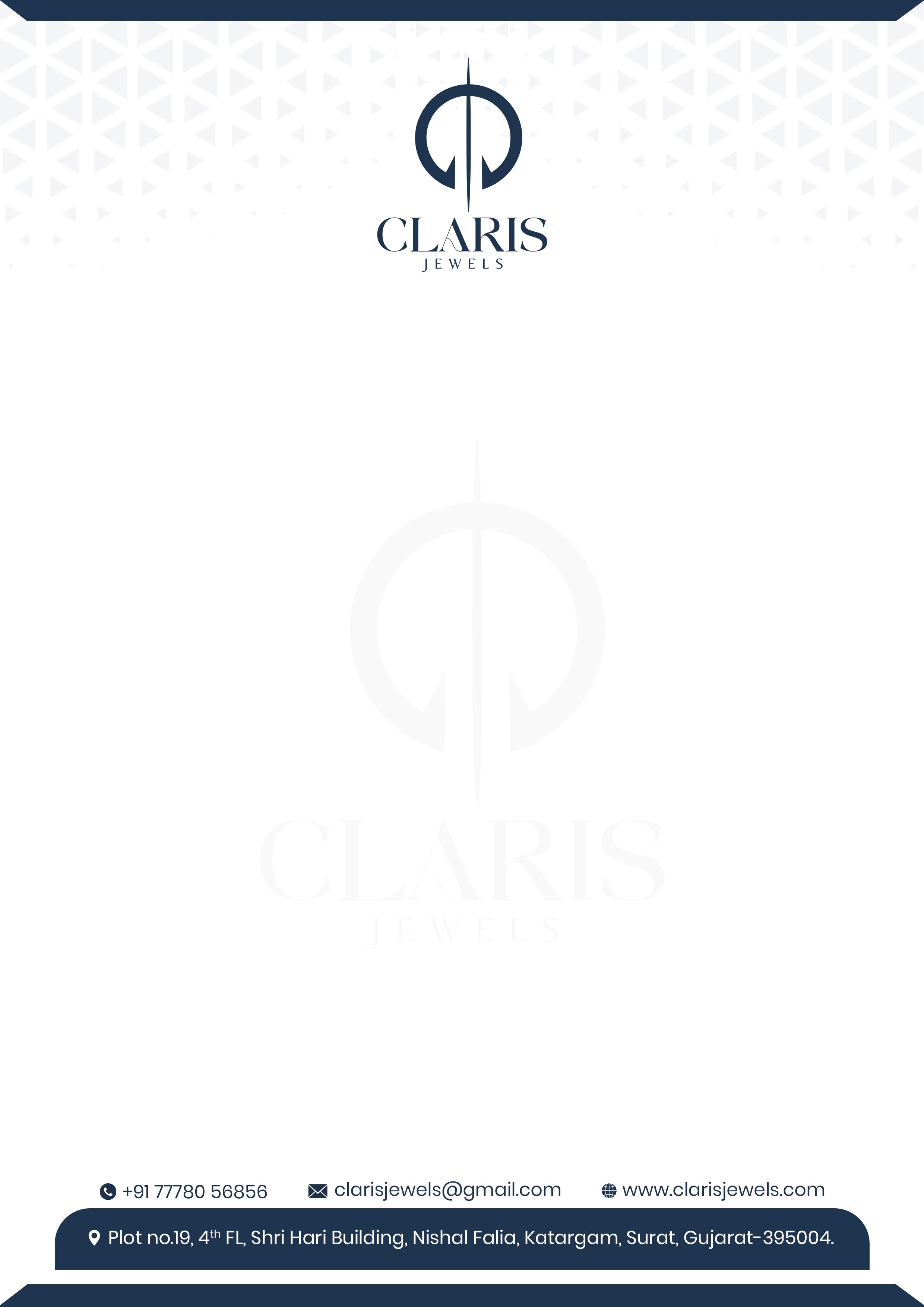 Custom Jewellery Letterhead Design | Print-Ready & Elegant