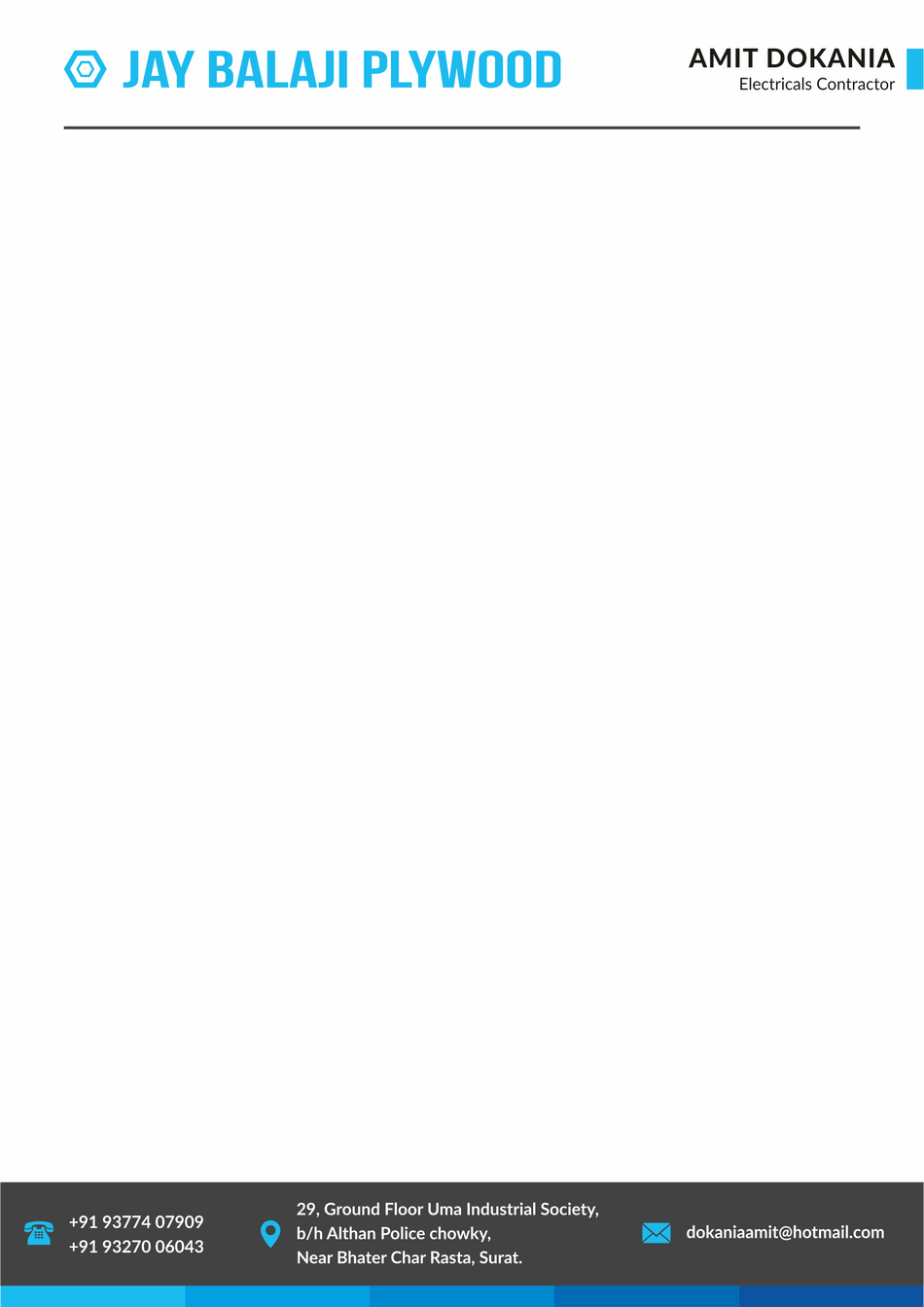 Custom Hardware & Kitchen Business Letterhead Design | Print-Ready