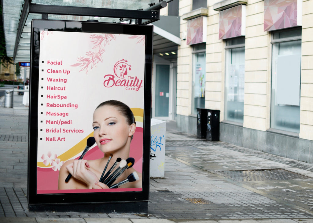 Radiate Elegance — Custom Banner & Hoardings for Beauty & Cosmetics