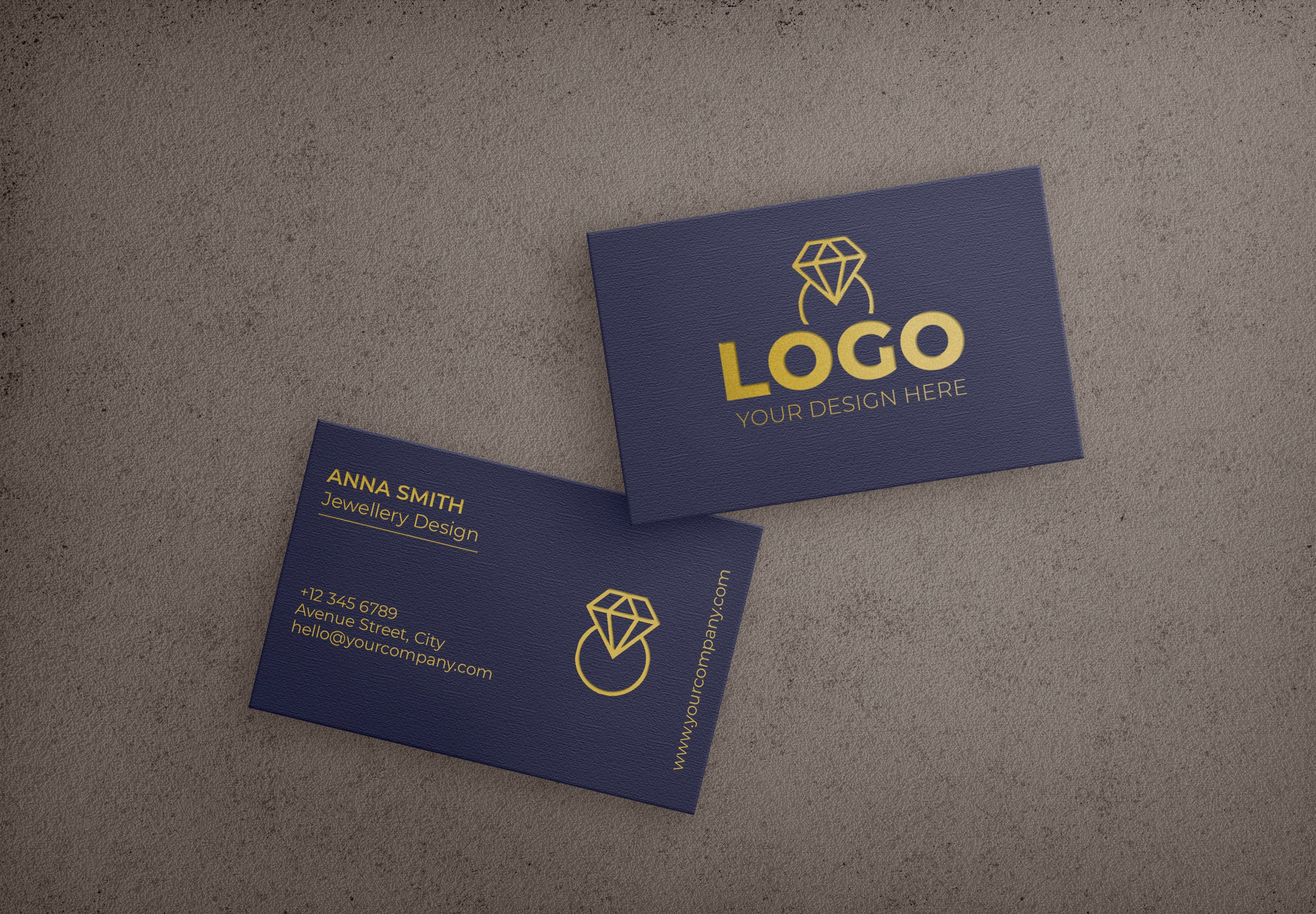 Spark & Prestige — Custom Visiting Cards for Diamond & Jewelry
