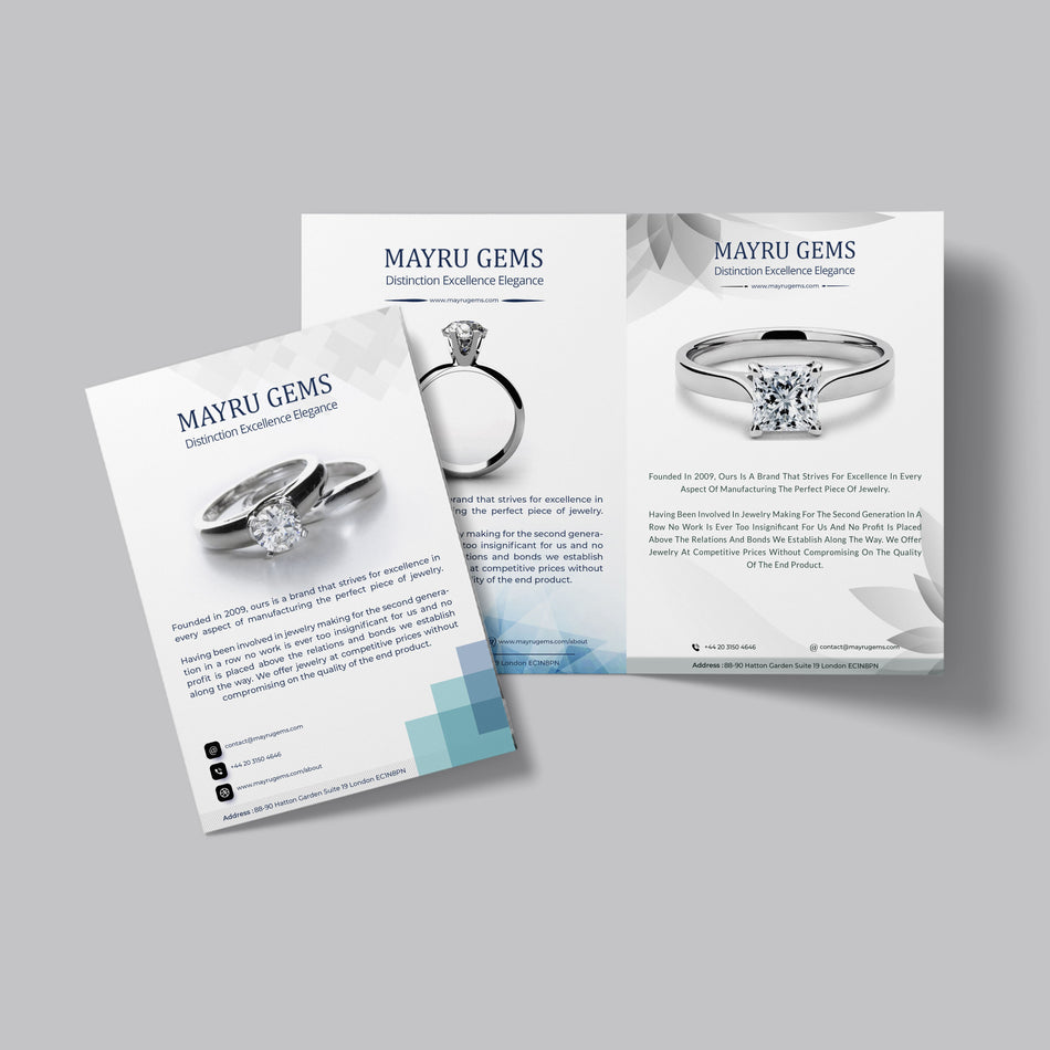Your Collection, Professionally Presented — Jewellery Brochures