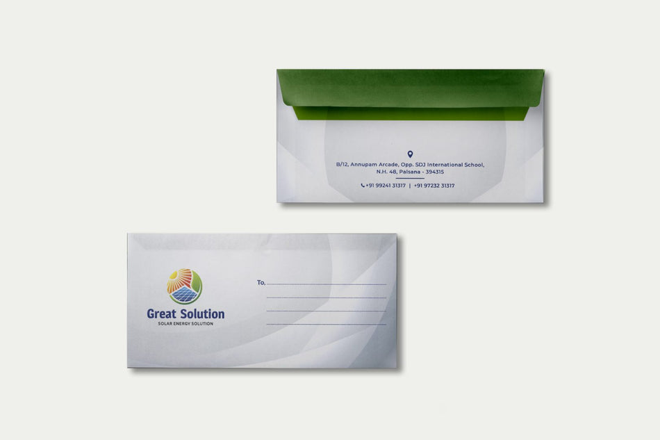 Brighter Branding — Envelope Designs for Solar Professionals