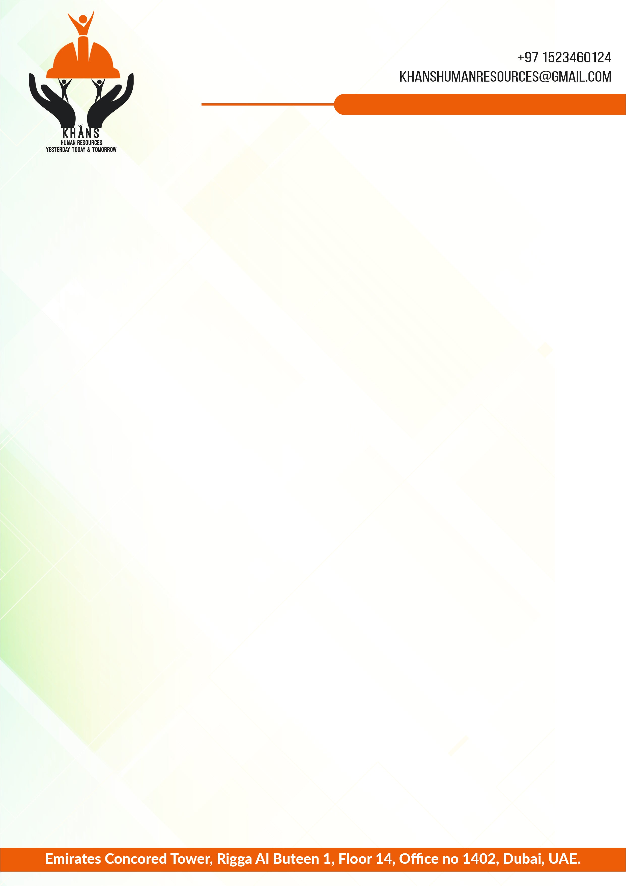 Custom Recruitment Agency Letterhead Design | Print-Ready & Professional