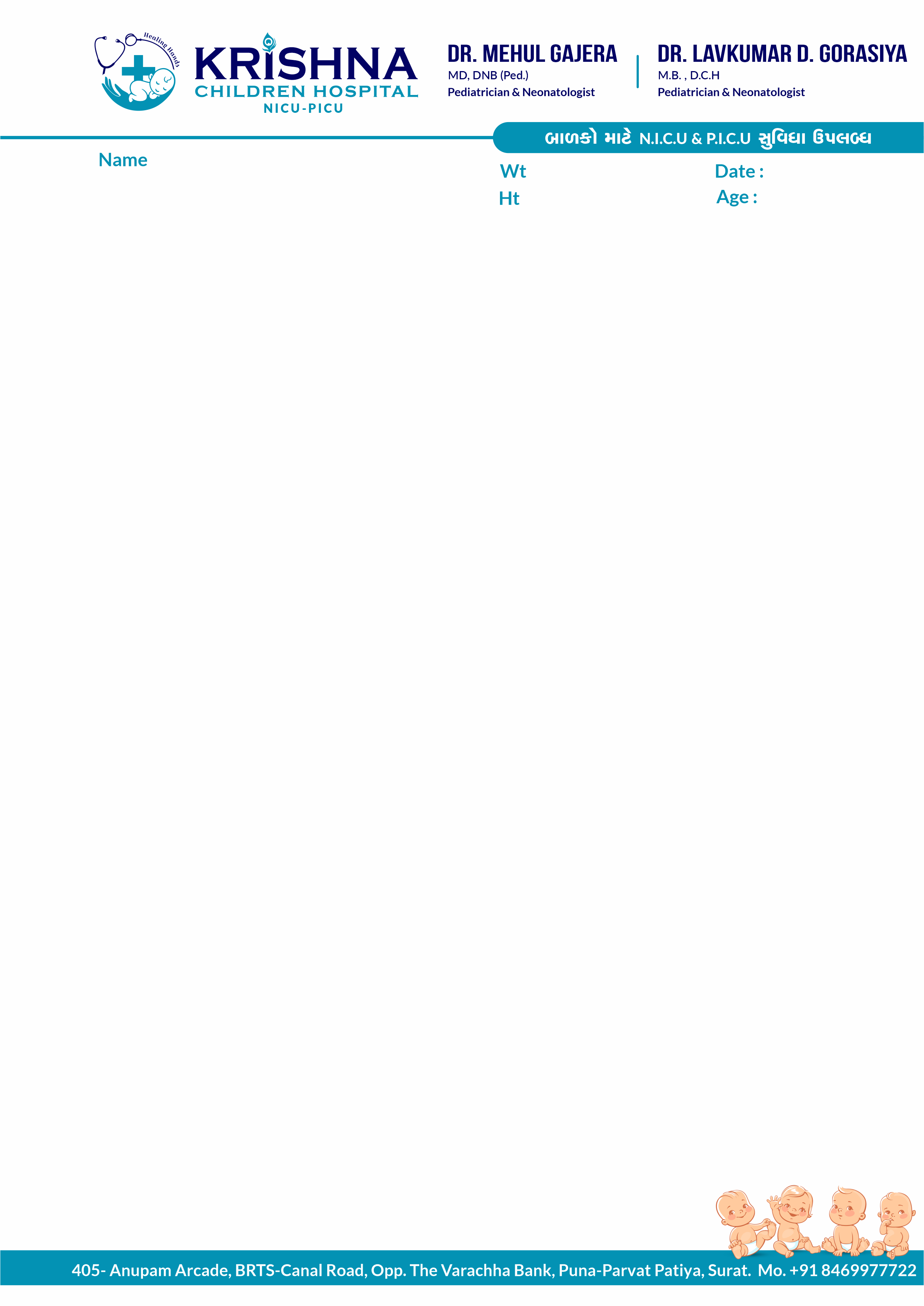 Custom Hospital & Healthcare Letterhead Design | Print-Ready