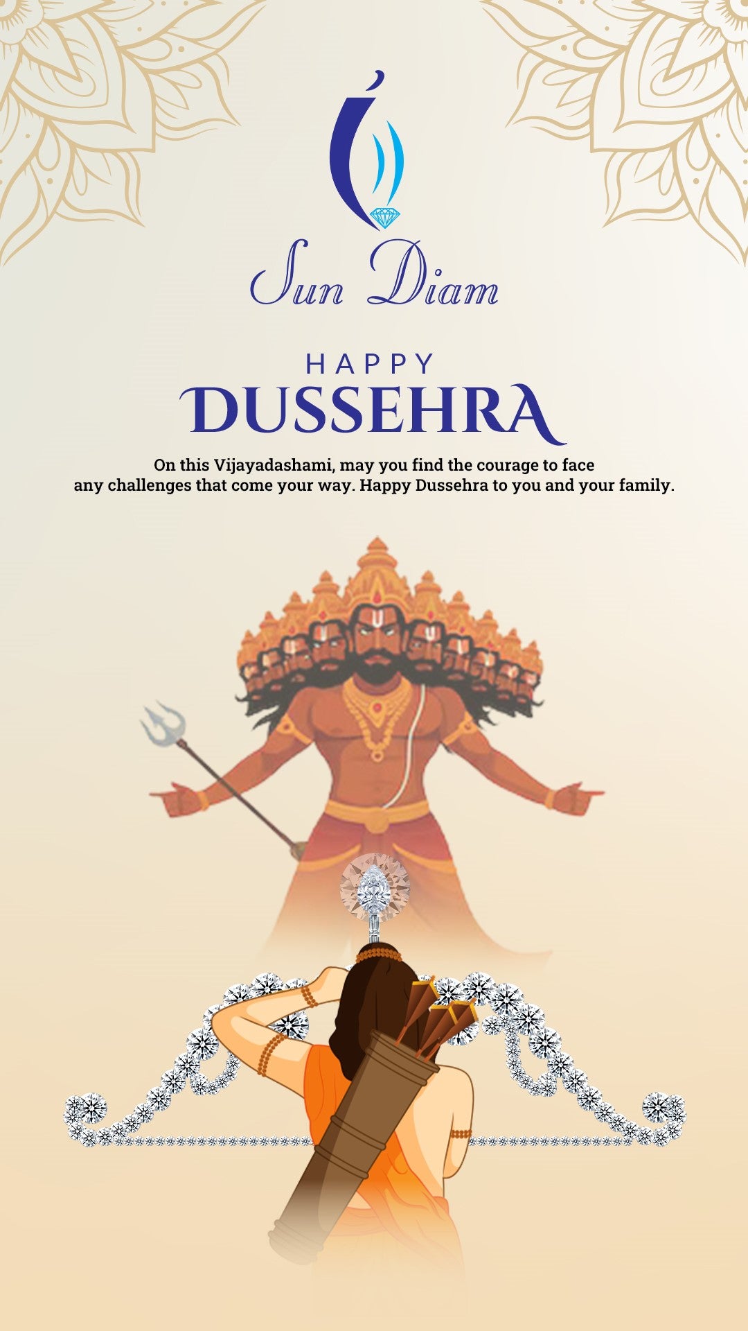 Diamond Festival Post — Shine Brighter This Season (Diwali • Dussehra • Valentine’s  more)