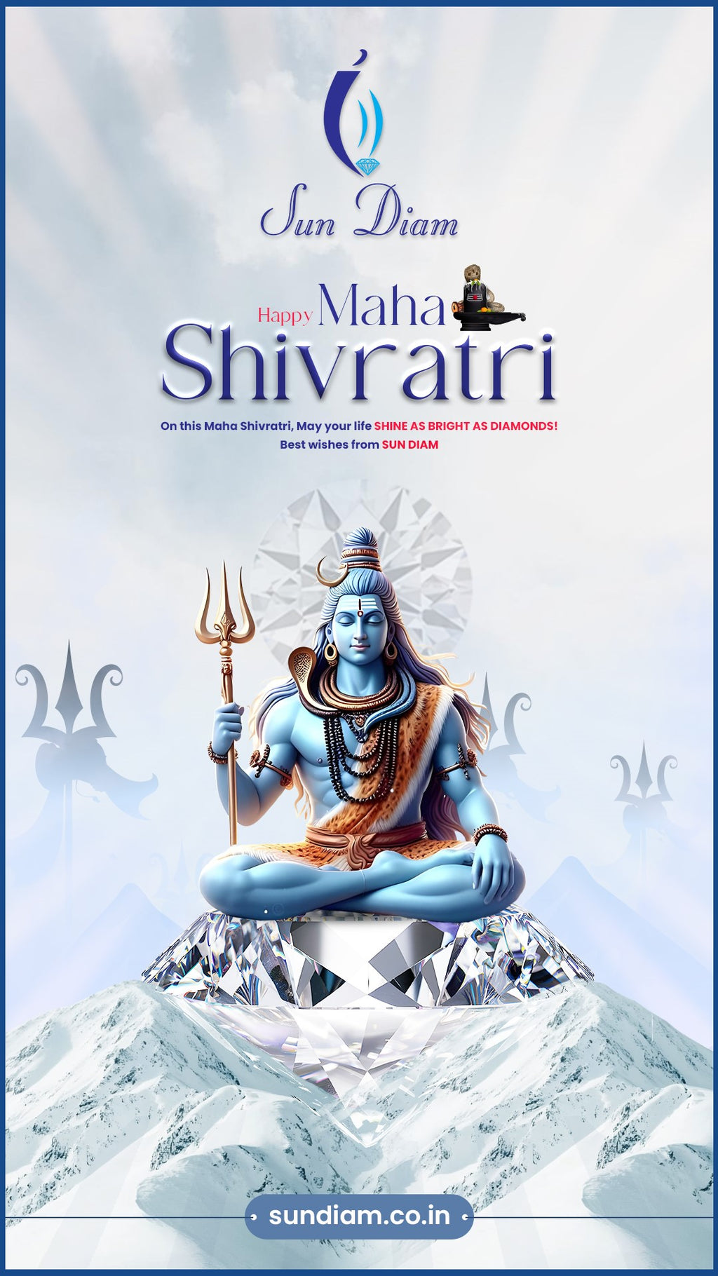 Diamond Festival Post — Shine Brighter This Season (Diwali • Dussehra • Valentine’s  more)