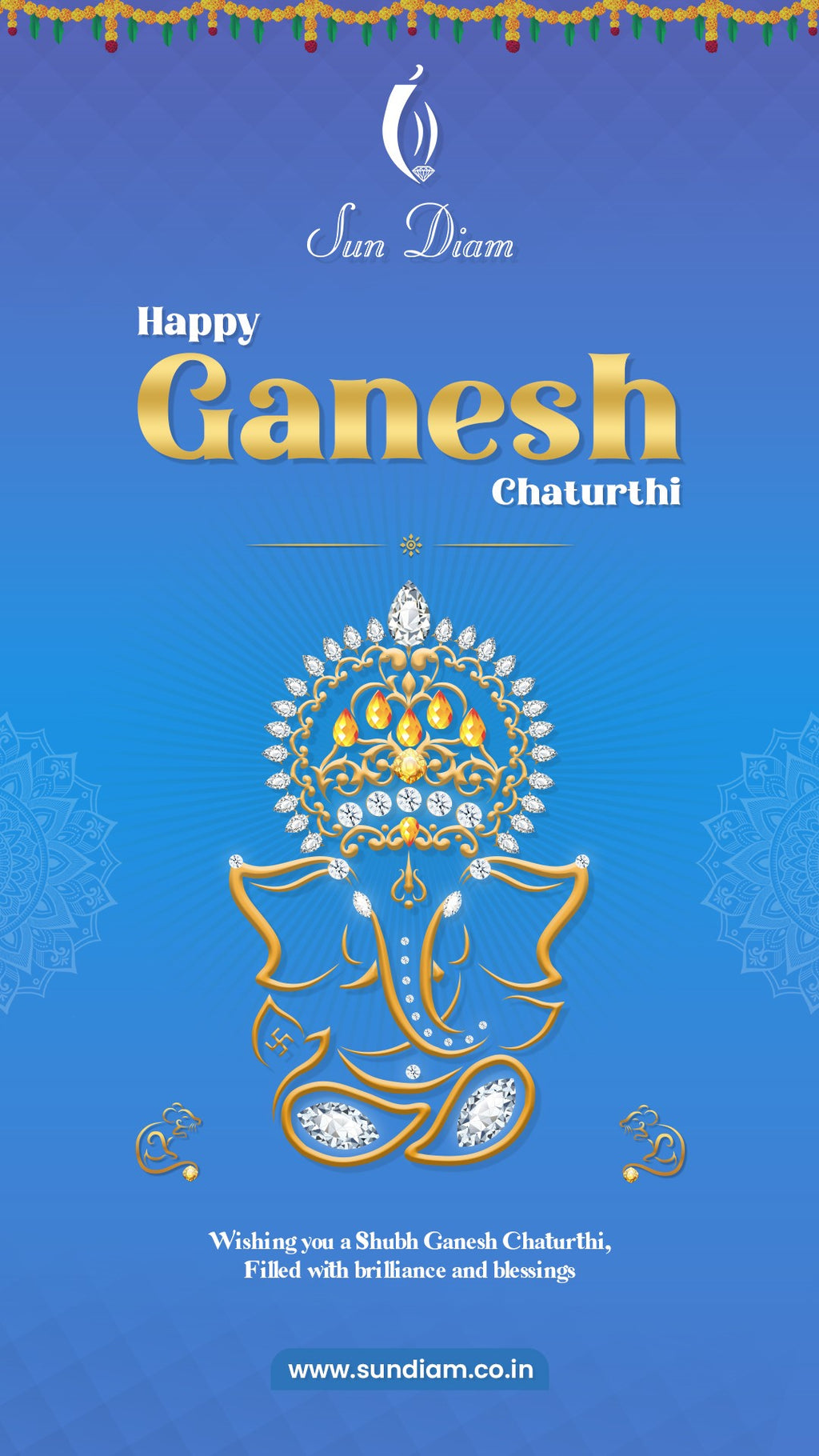 Diamond Festival Post — Shine Brighter This Season (Diwali • Dussehra • Valentine’s  more)
