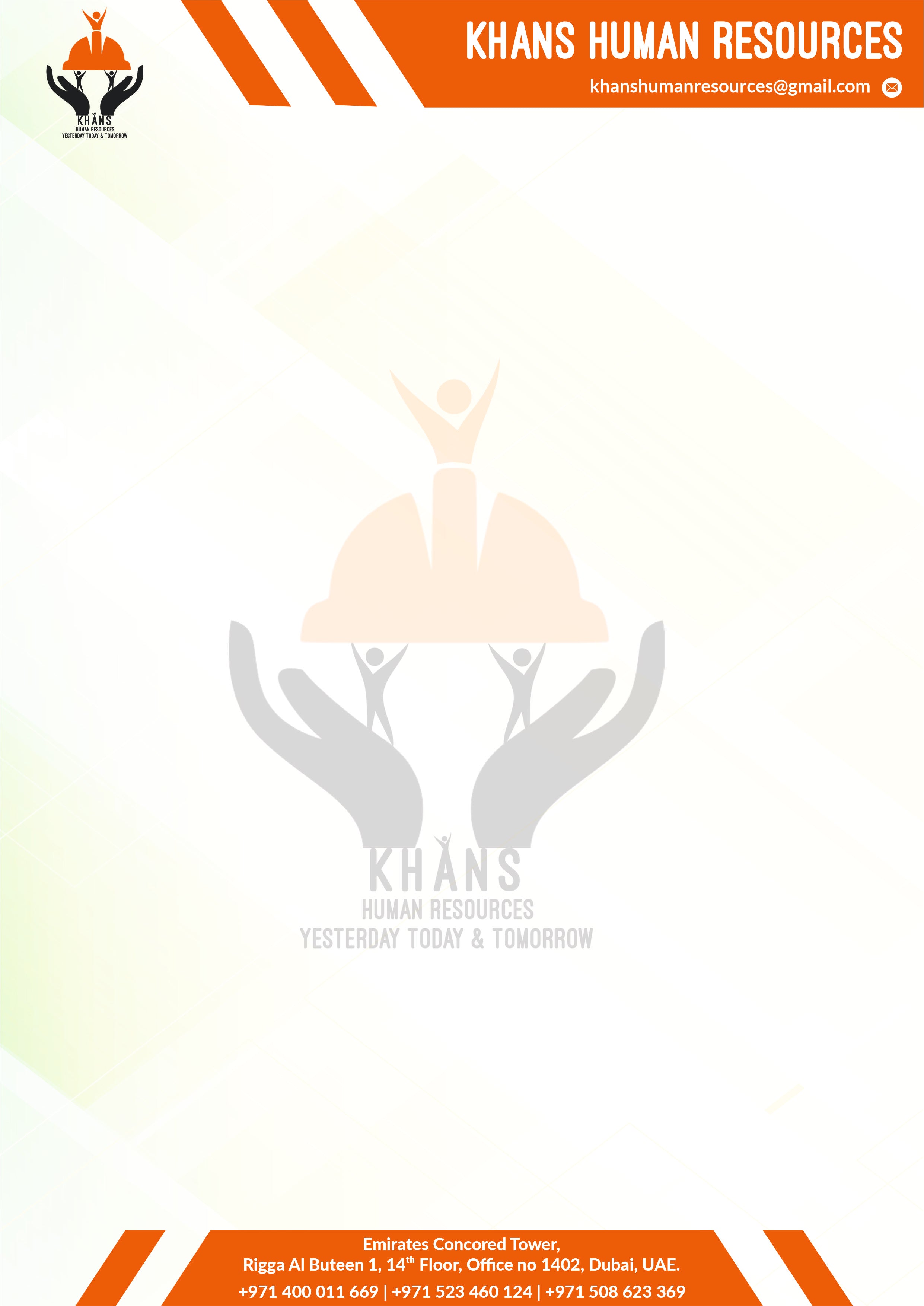 Custom Recruitment Agency Letterhead Design | Print-Ready & Professional