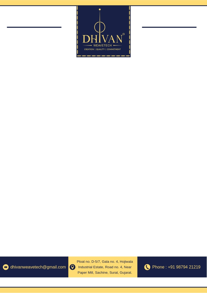 Custom Textile & Fabric Letterhead Design | Print-Ready & Creative