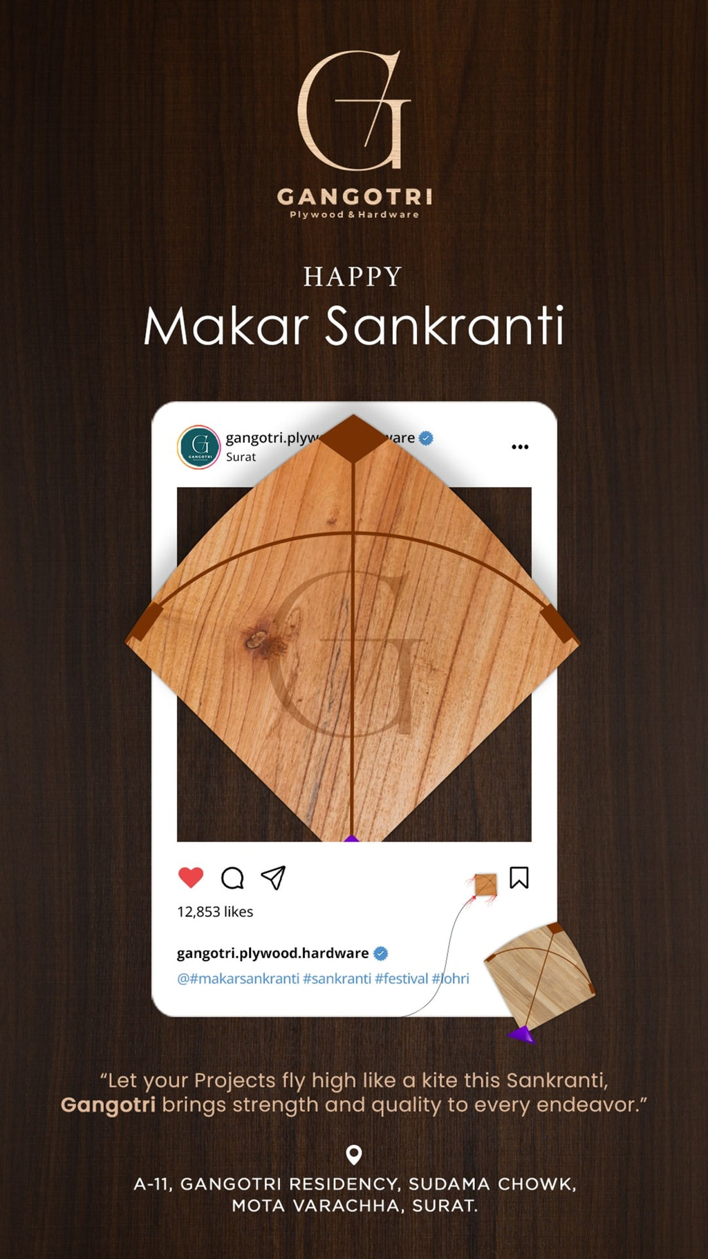 Hardware & Kitchen Shop Festival Post — Upgrade Your Home This Season (Diwali • Makar Sankranti • New Year more)