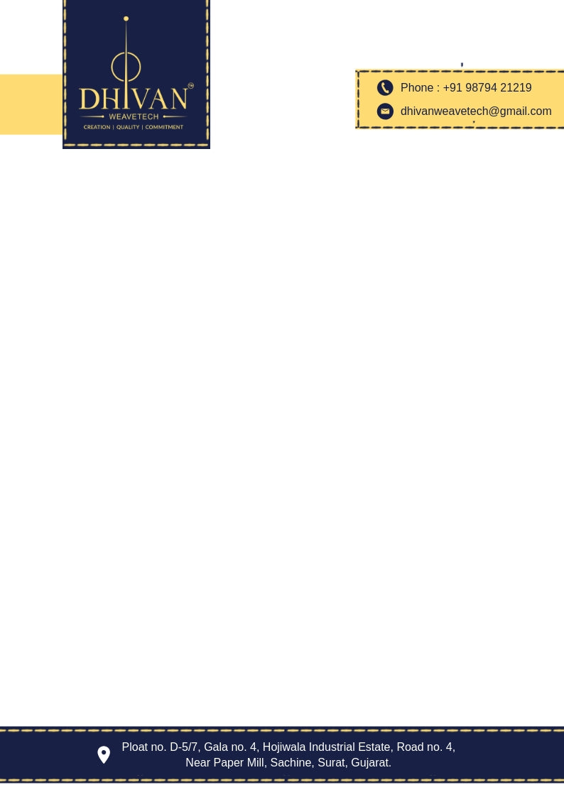 Custom Textile & Fabric Letterhead Design | Print-Ready & Creative