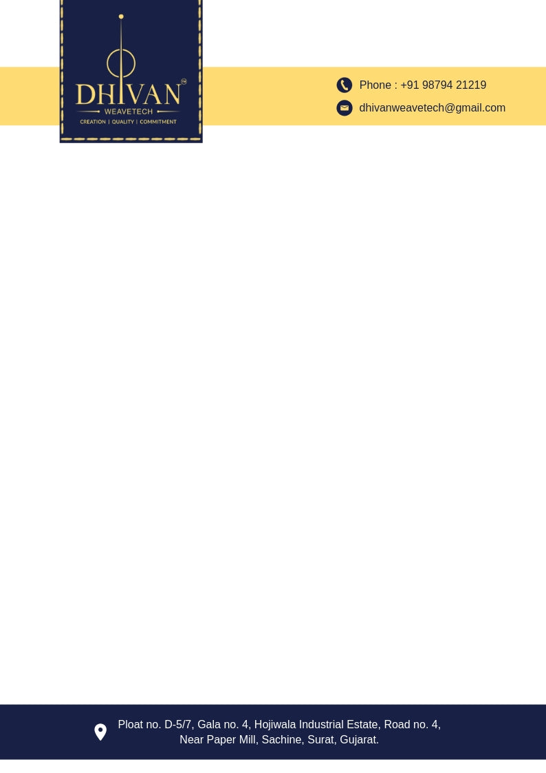 Custom Textile & Fabric Letterhead Design | Print-Ready & Creative
