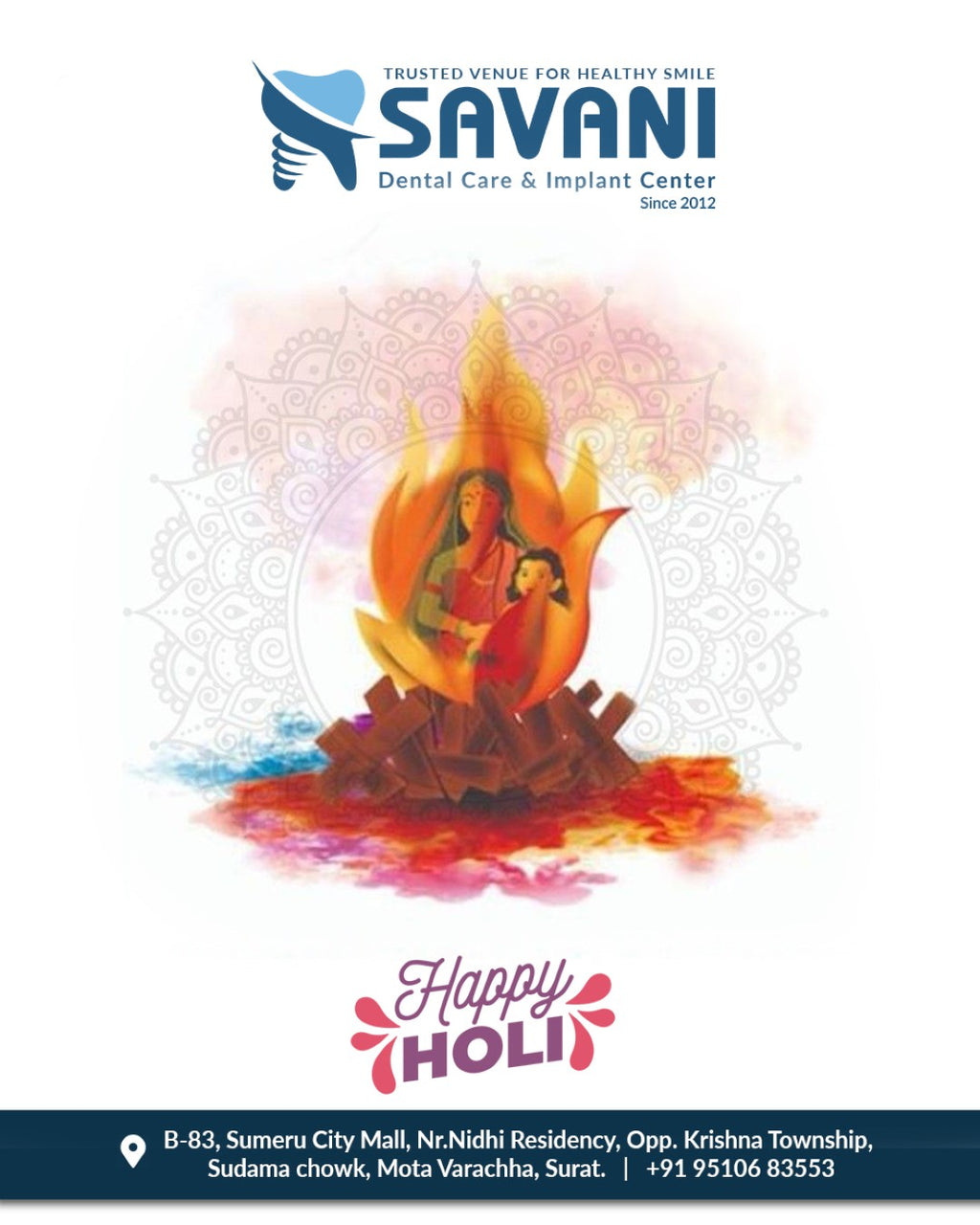 Festive Healthcare Post — Caring for You This Season (Diwali • Navratri • New Year more)
