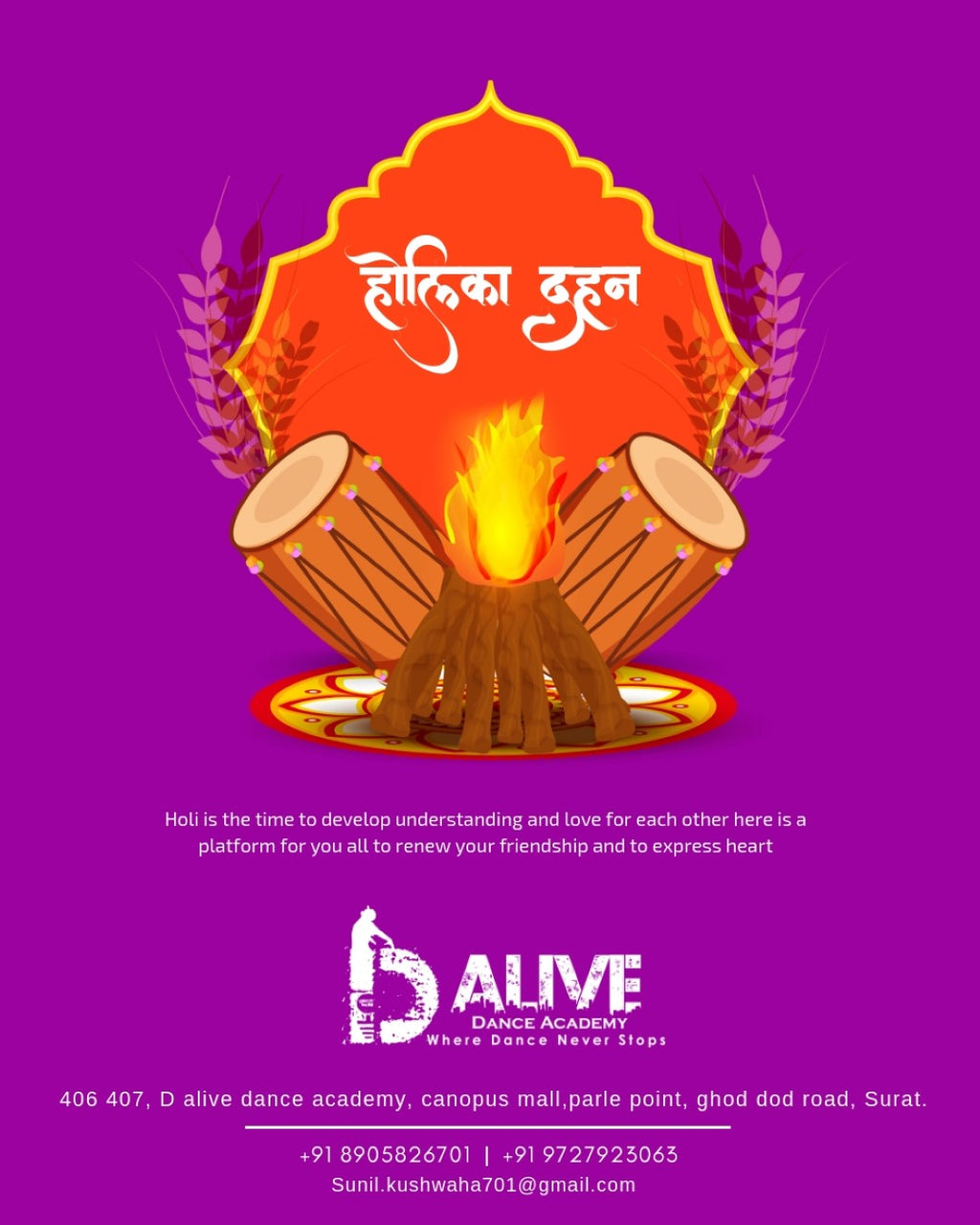 Dance Classes Festival Post — Move to the Beat This Season (Navratri • Diwali • New Year more)