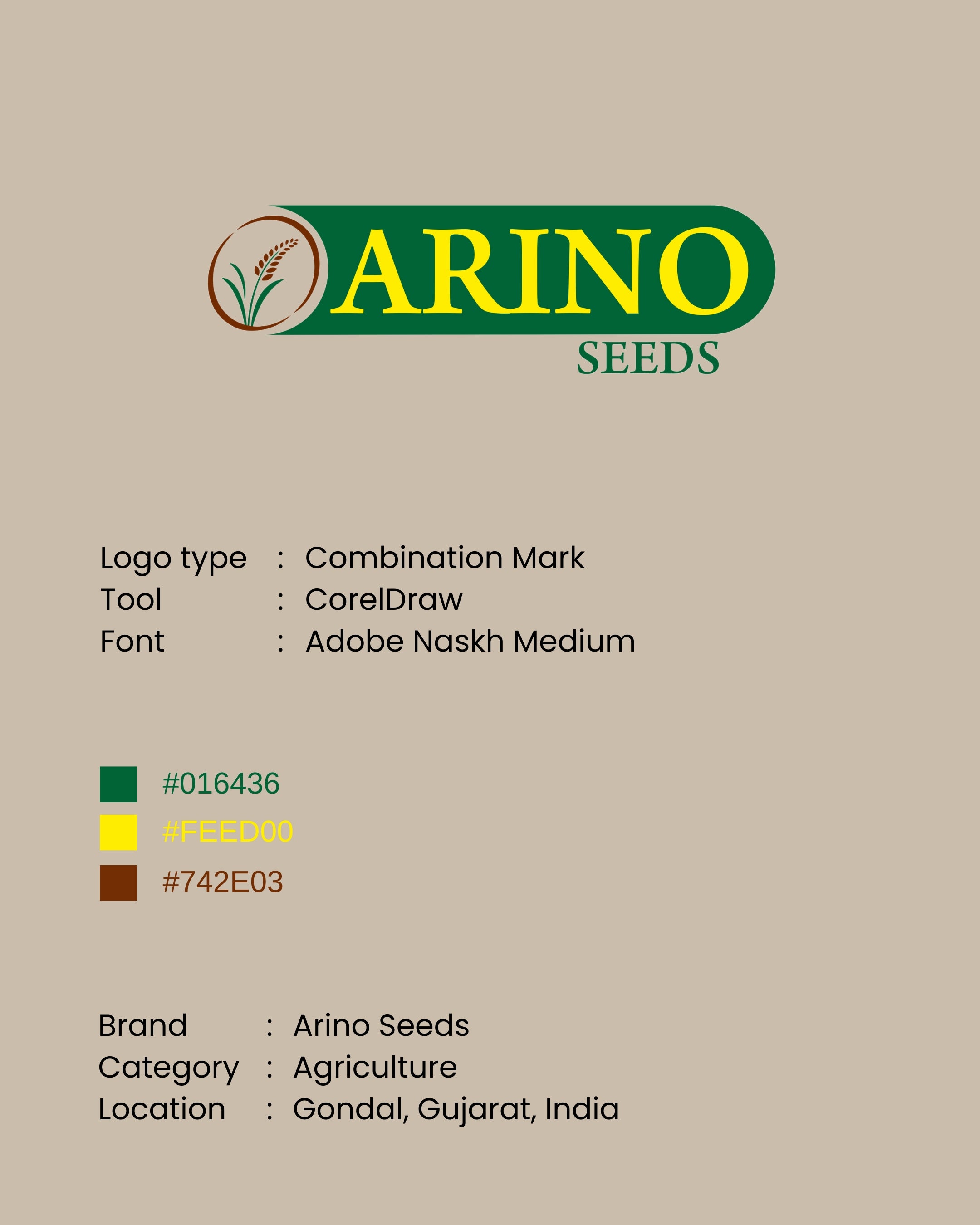 Custom Logo Design — Agriculture & Farming Business Branding