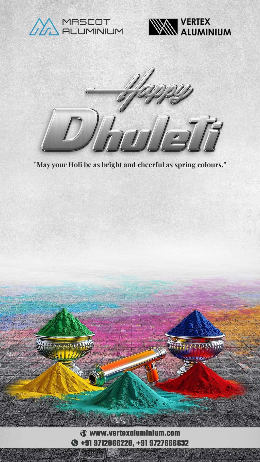 Aluminum shop Festival Post — Celebrating Strength Shine This Season (Diwali • Makar Sankranti • New Year)