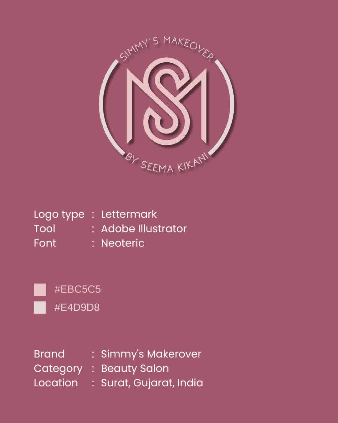Glamorous Cosmetics Logo Design — Branding for Beauty & Skincare Brands