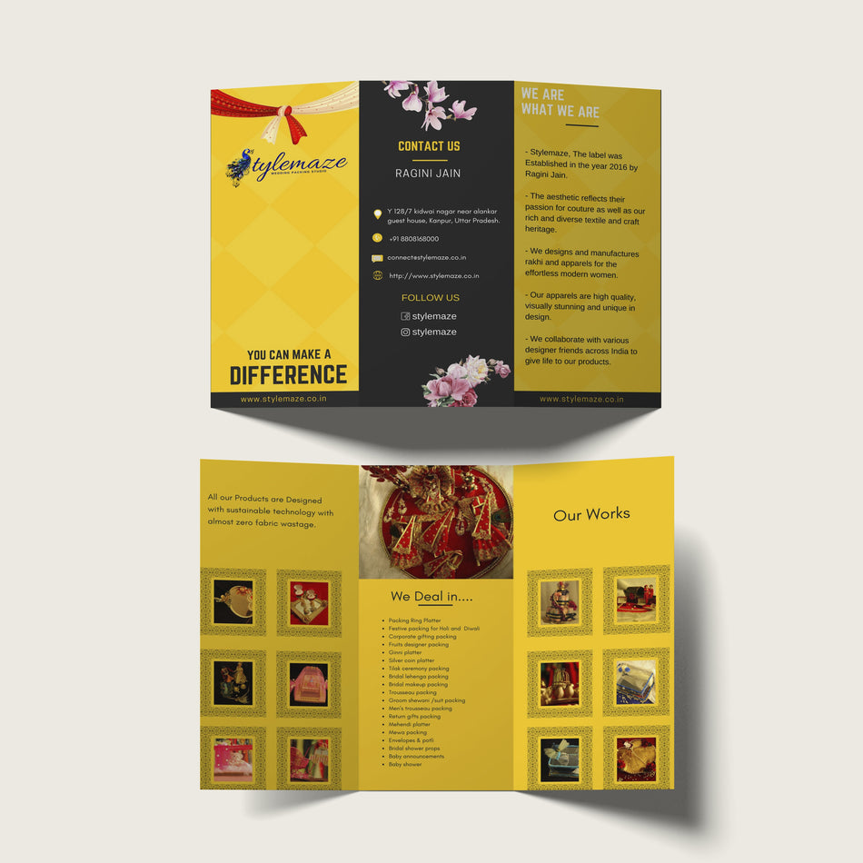 Memorable Weddings Start Here — Brochures for Decor Services