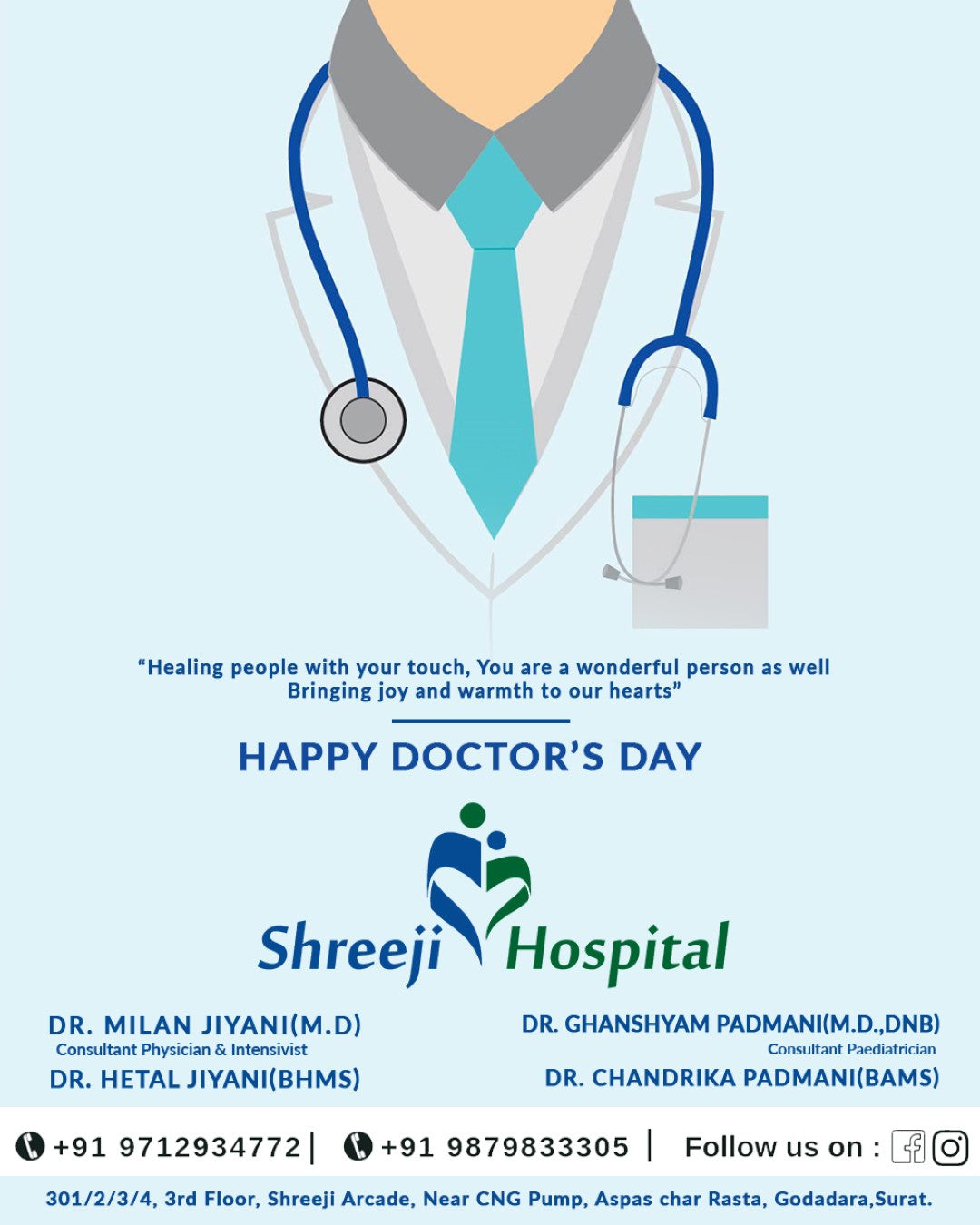 Festive Healthcare Post — Caring for You This Season (Diwali • Navratri • New Year more)