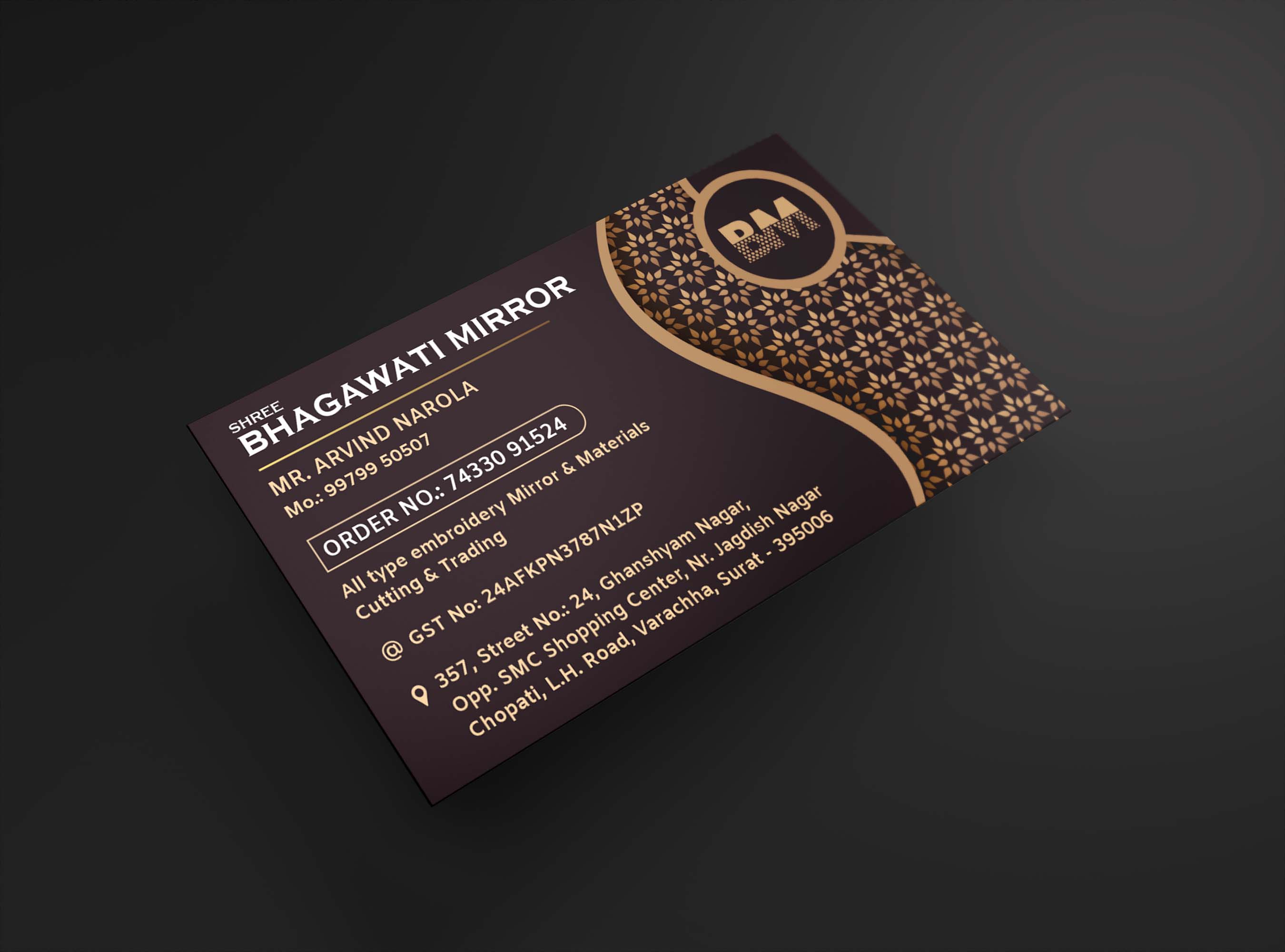 Custom Textile & Fabric Visiting Card Design | Shops, Designers & Print-Ready