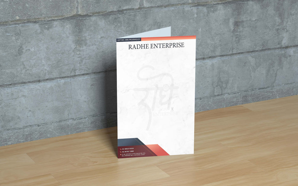 Custom Textile & Fabric Letterhead Design | Print-Ready & Creative