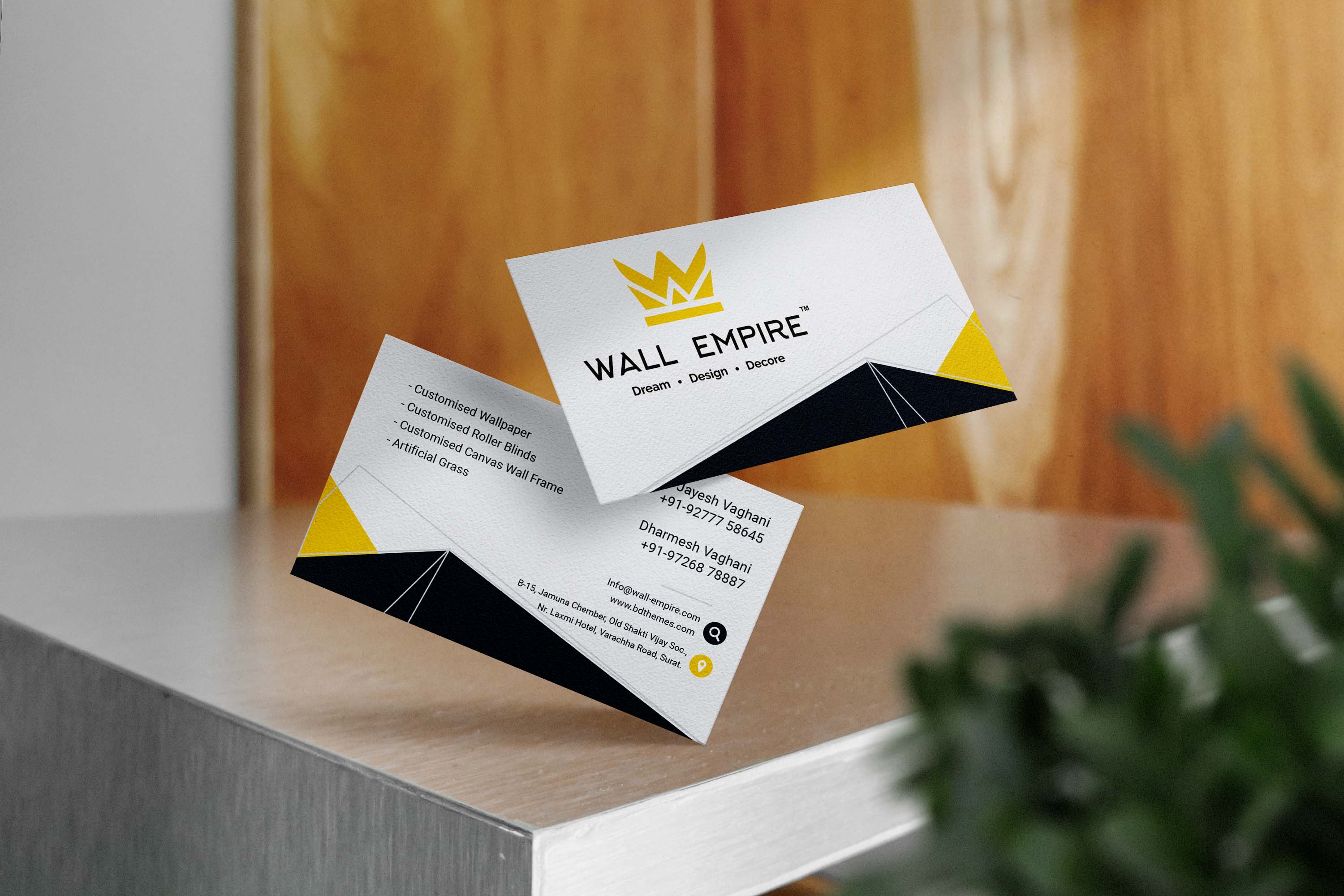 Custom Visiting Card Design — Hardware Shop & Furniture Branding