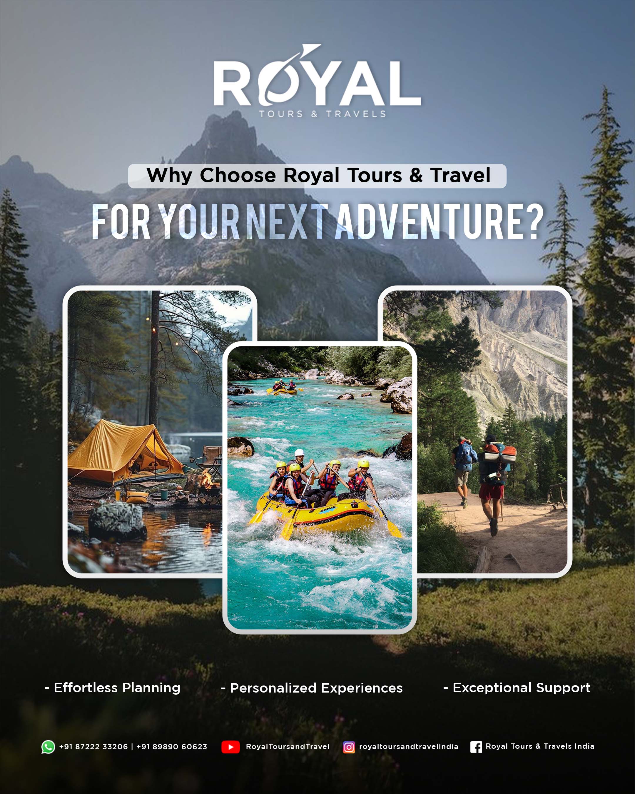 We Will Create Stunning Social Media Post to Showcase Your Travel Services