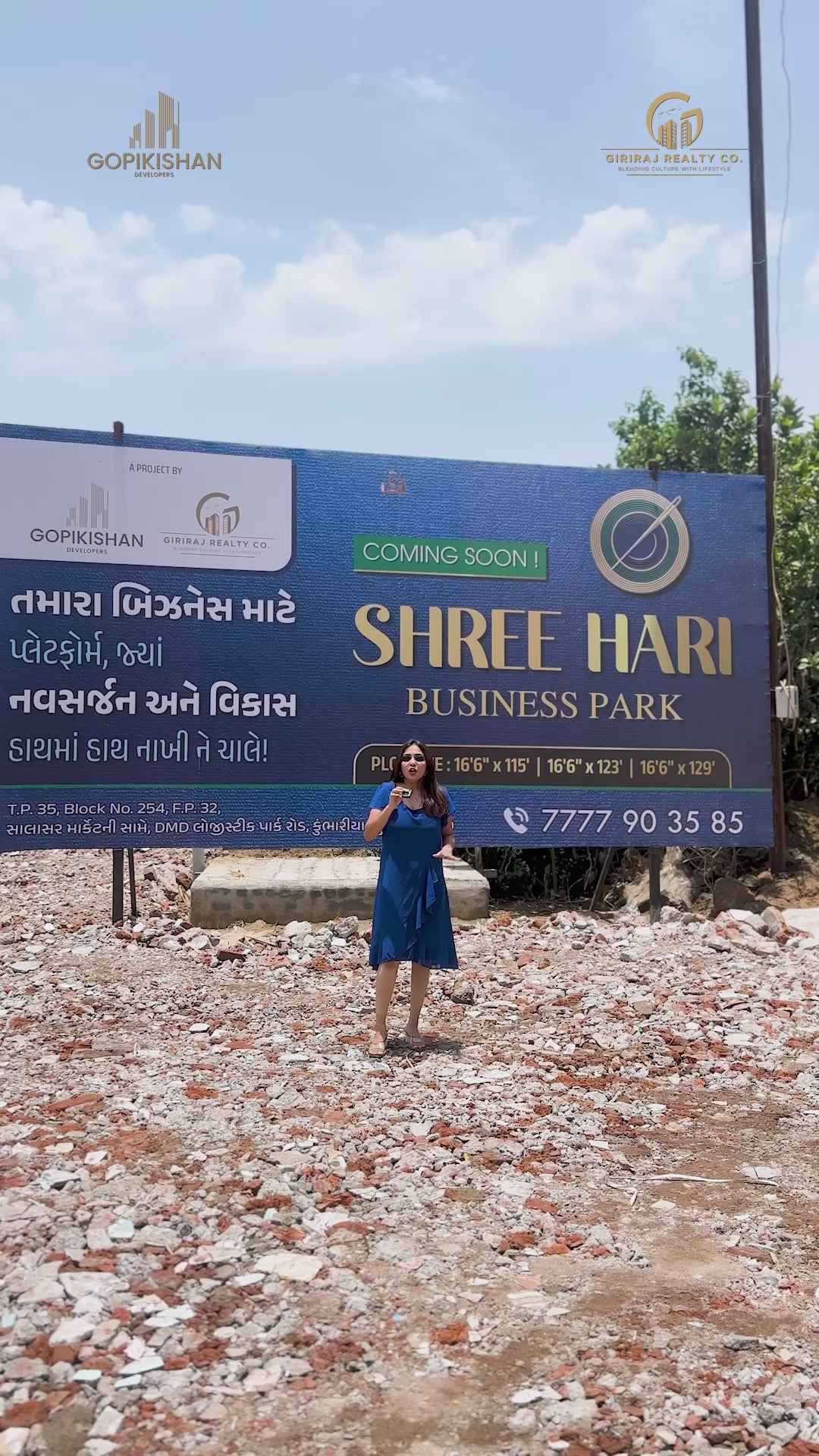 InfluencerDhwaniShiluReal-EsateBusinessPromotionReelsByVictoryBrandAgency

